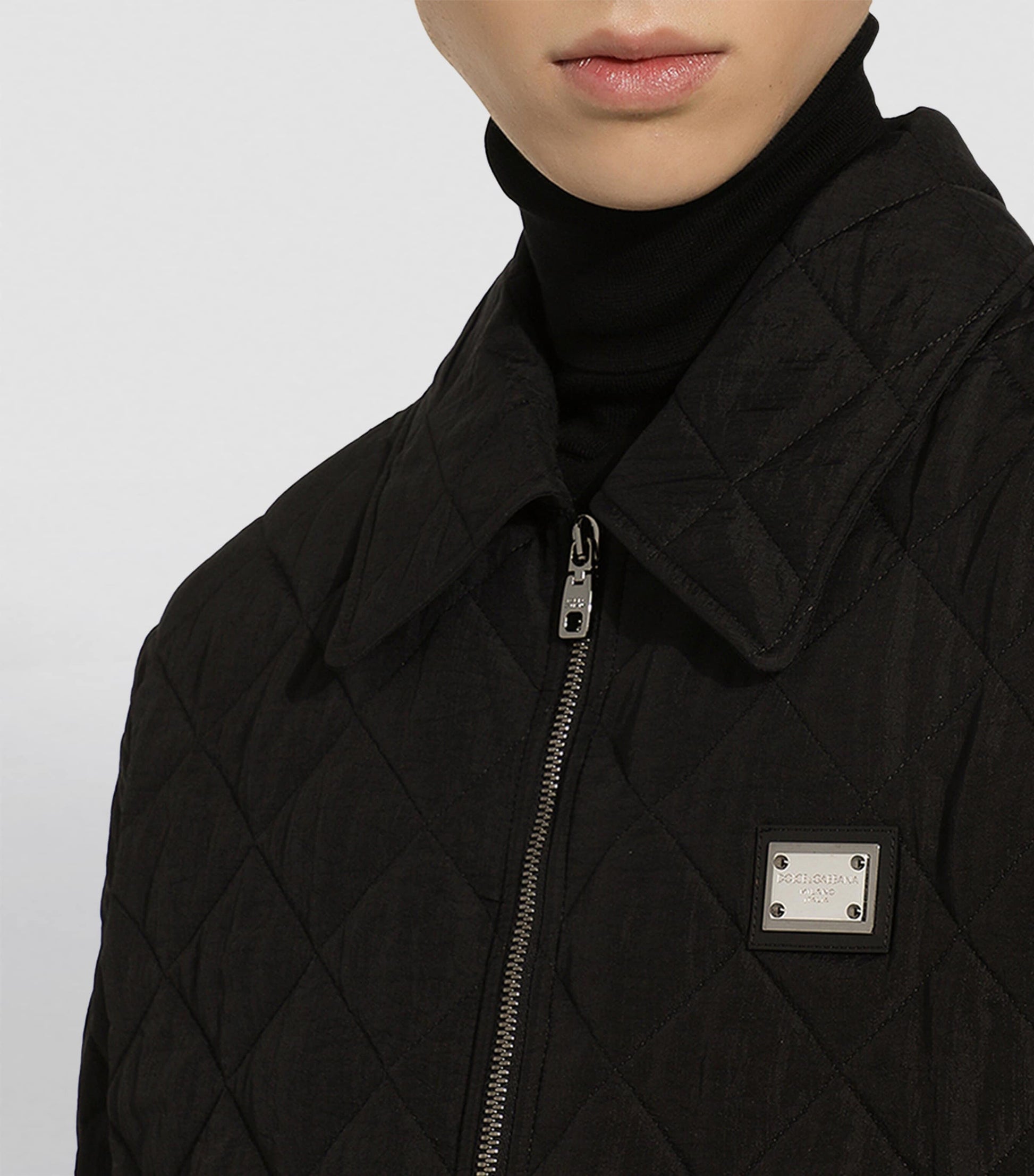 Multi Quilted Bomber Jacket