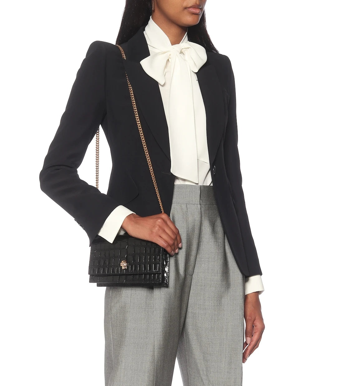 McQueen - Skull Small leather crossbody bag