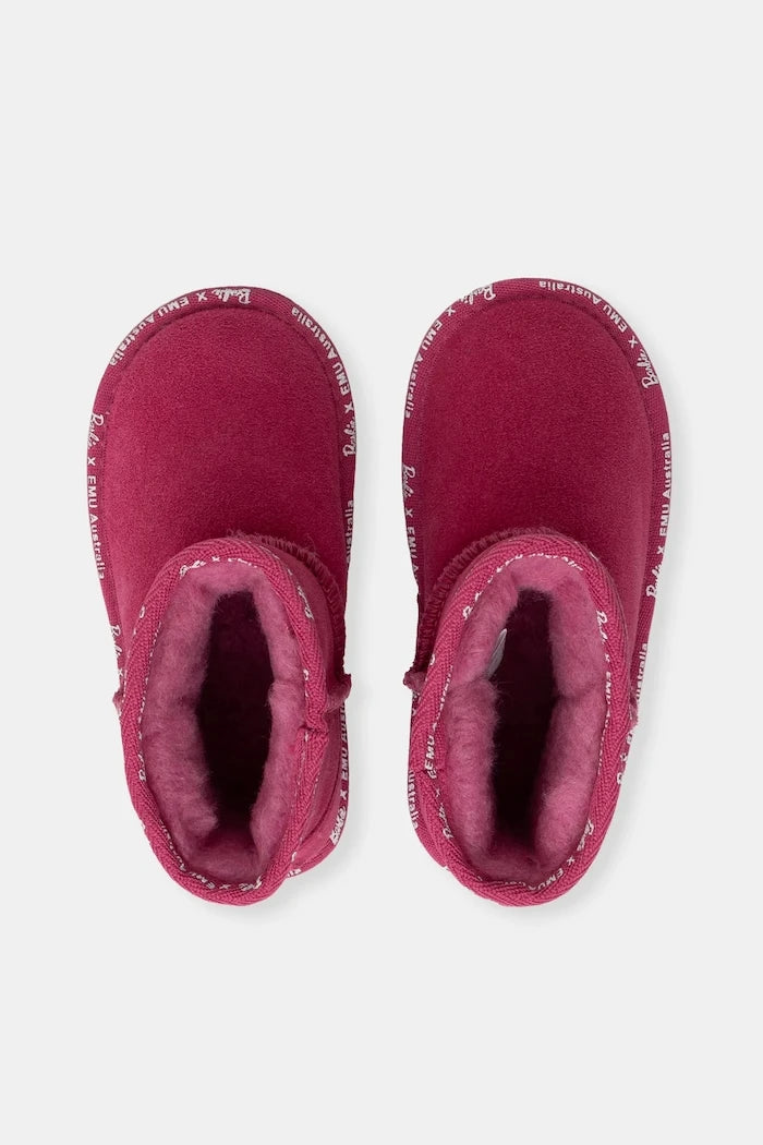Emu Australia Barbie Wallaby Mini Çocuk Süet Kar Botu