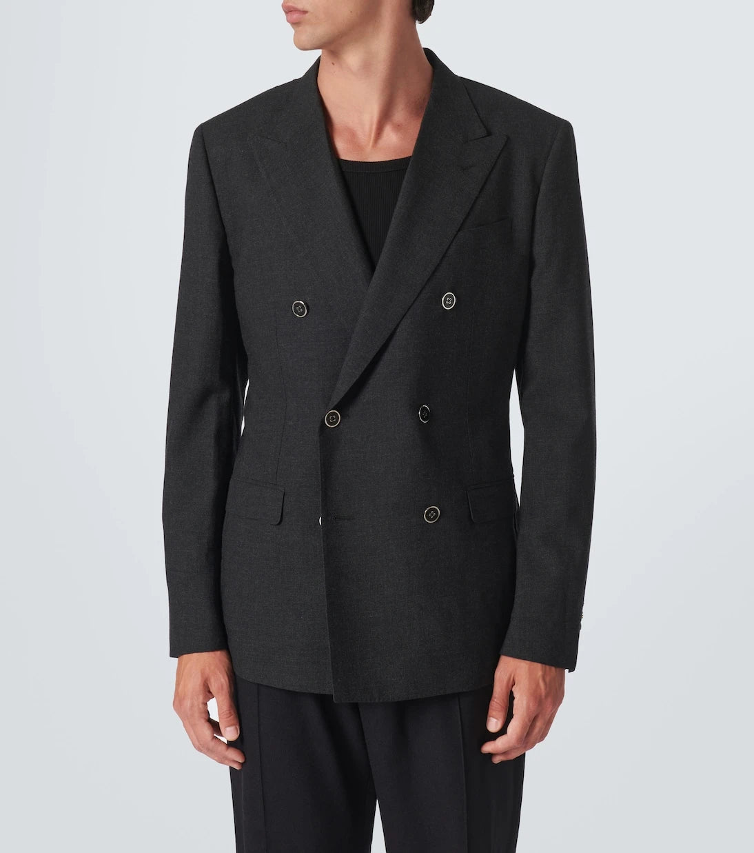 Dolce&Gabbana - Double-breasted wool suit jacket