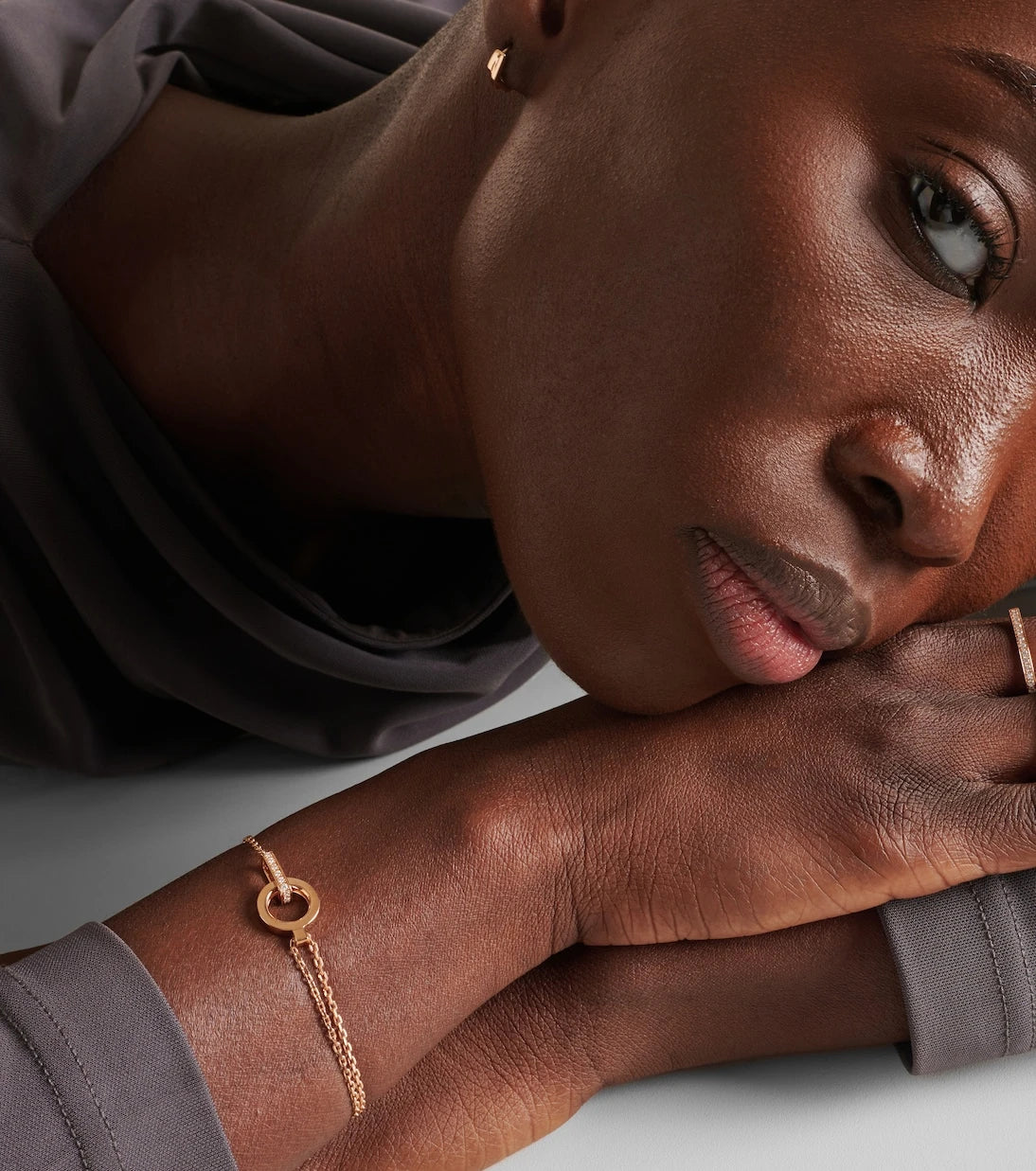 Repossi - Berbere 18kt rose gold bracelet with diamonds