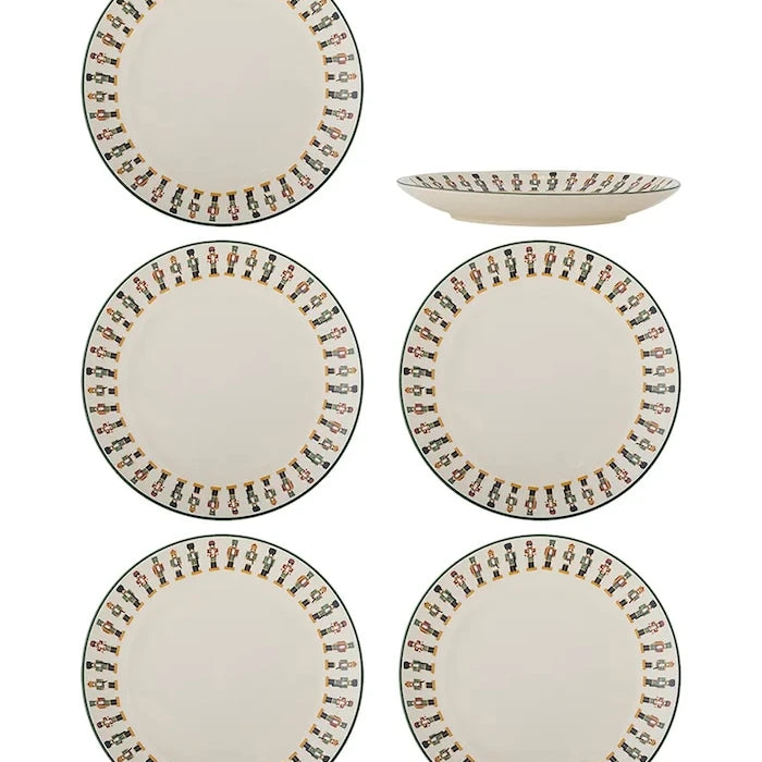 Bloomingville Jolly Yılbaşı Tatlı Tabak Seti 20 x 3 cm (6'lı)