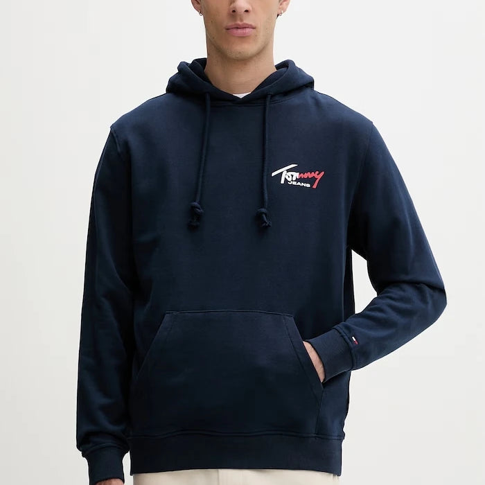 Tommy Jeans суичър с качулка мъжки от памук