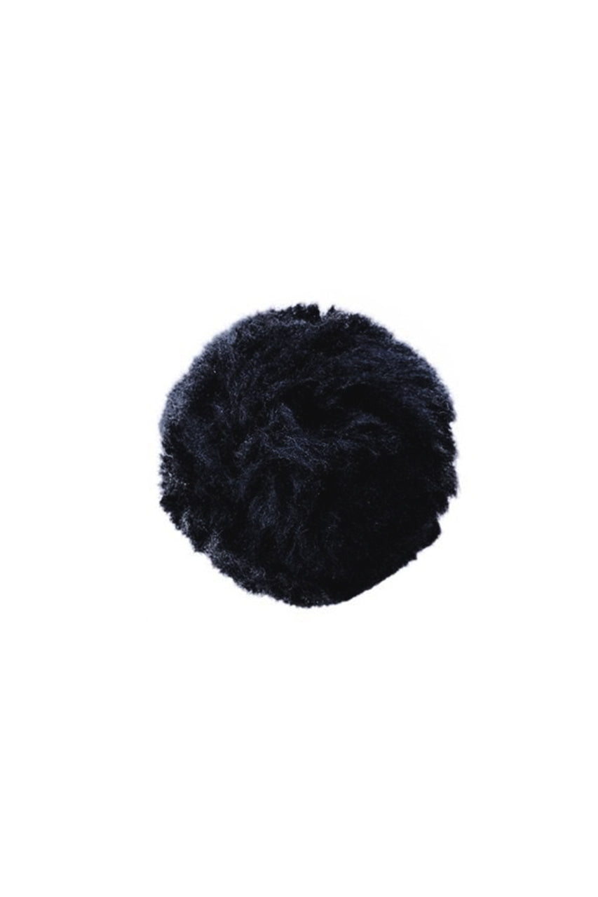 Jumbo Black Bunny Tail Costume Accessory