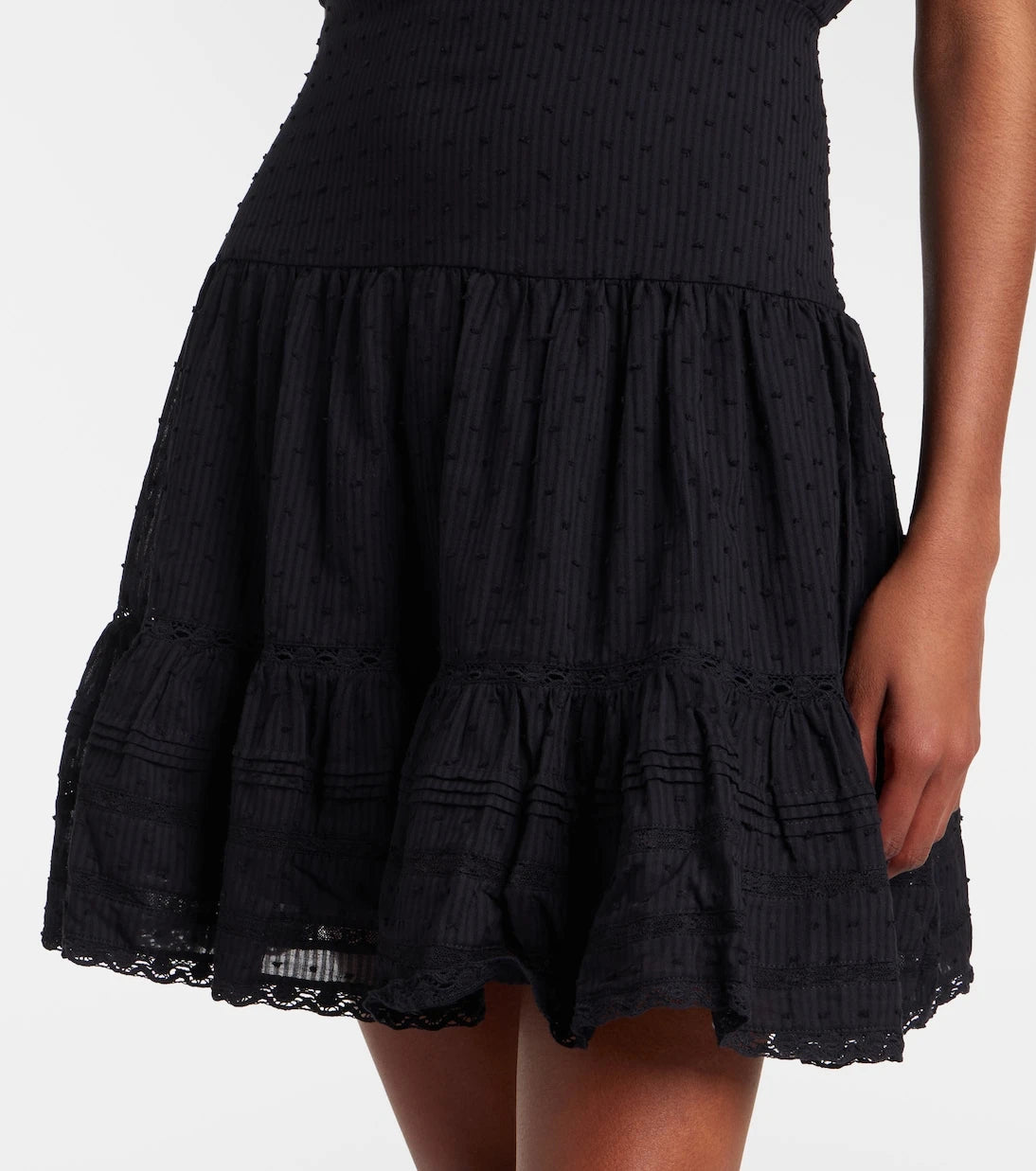 Poupette St Barth - Della ruffled cotton minidress