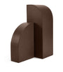 Leather Left Cubist Bookend