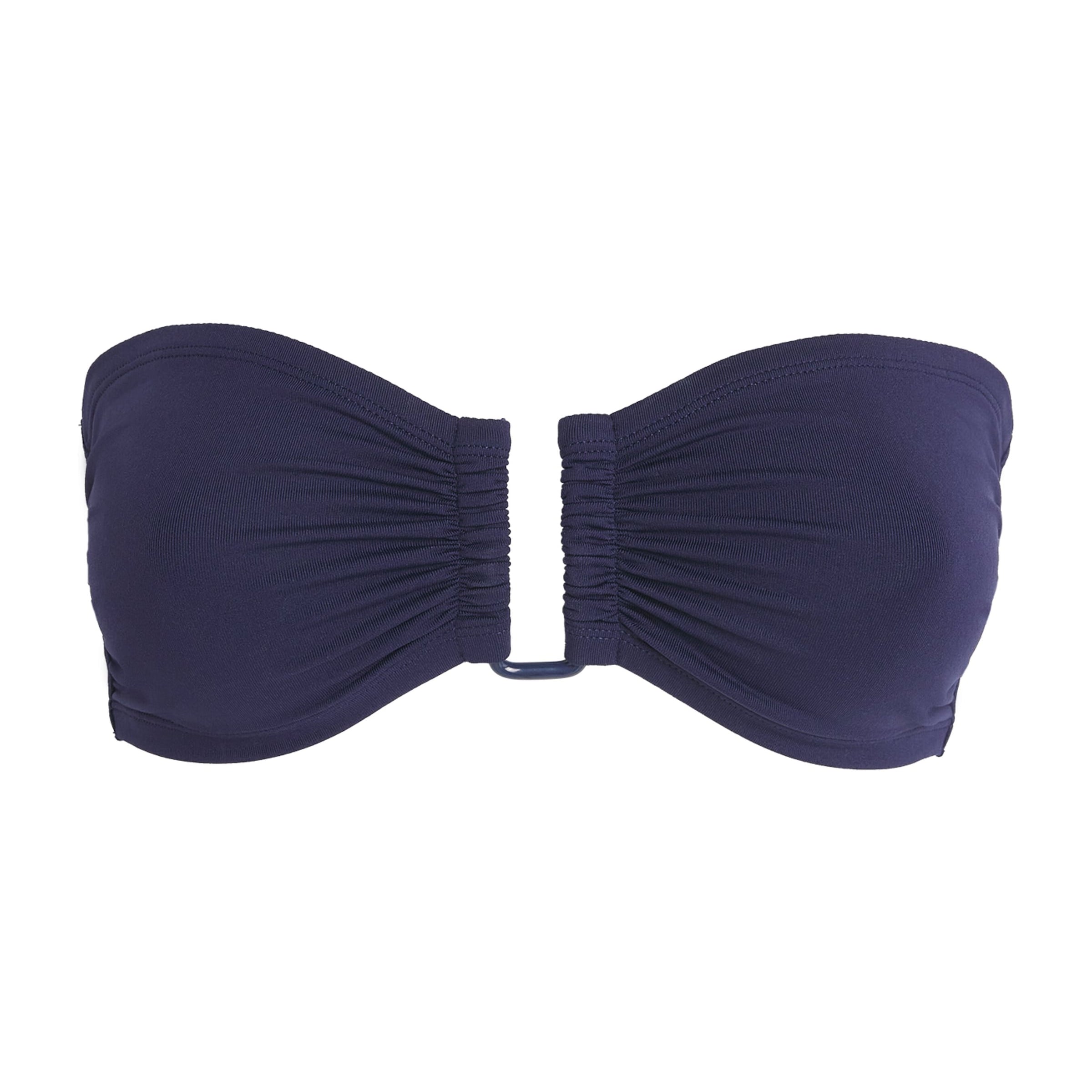 Eres Navy Show Bandeau Bikini Top