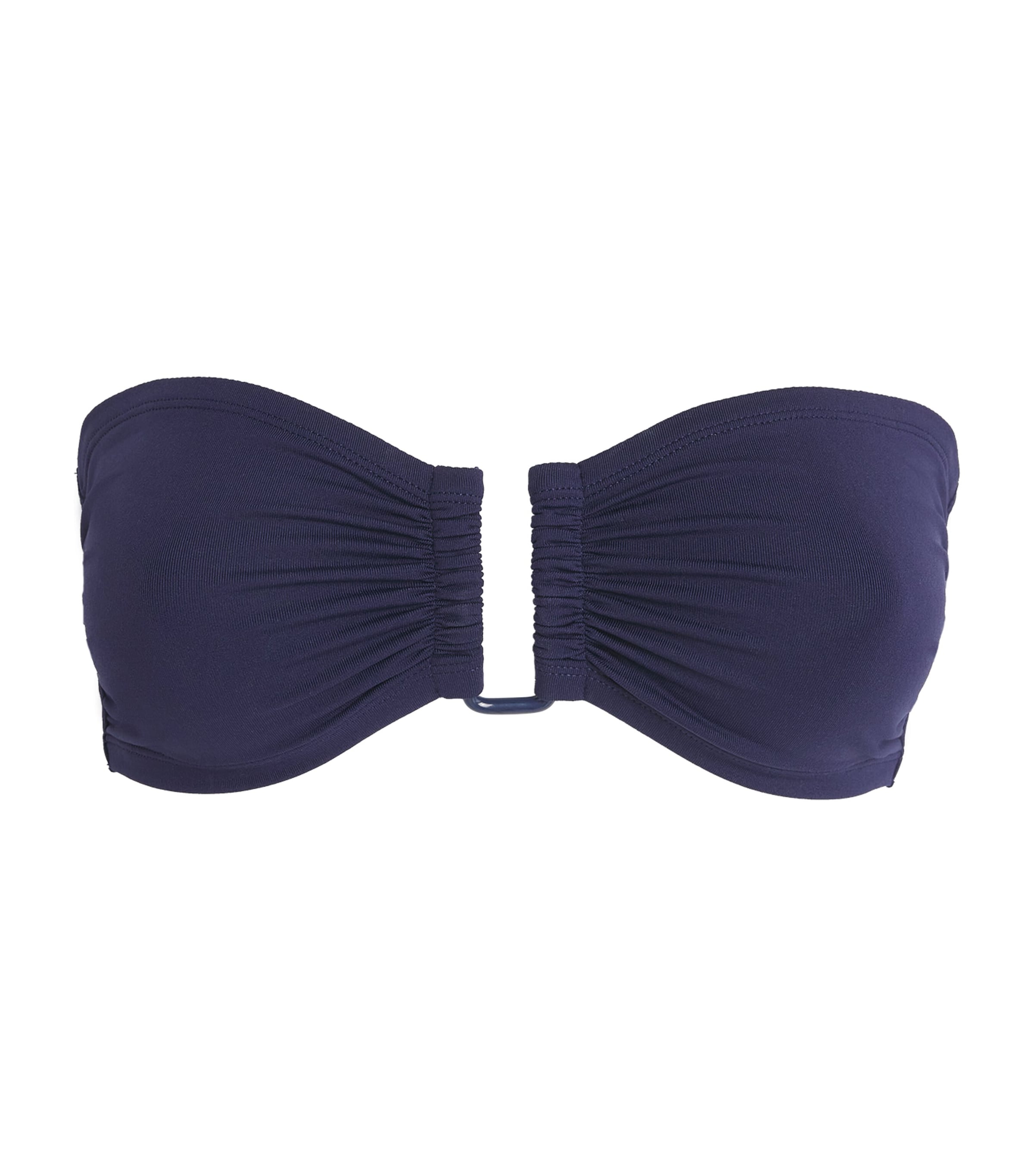 Eres Navy Show Bandeau Bikini Top