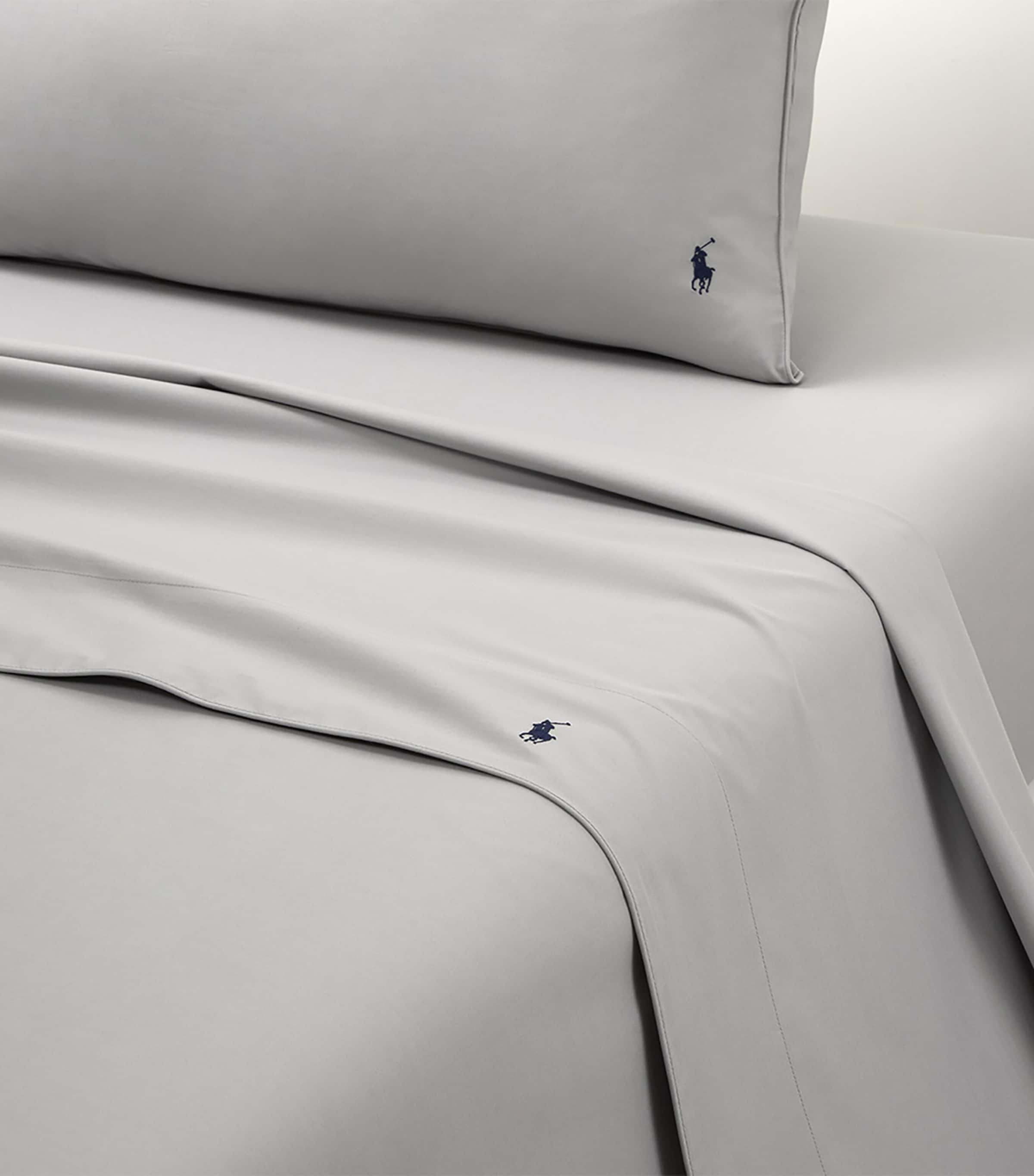 Cotton Polo Player King Flat Sheet (270cm x 280cm)