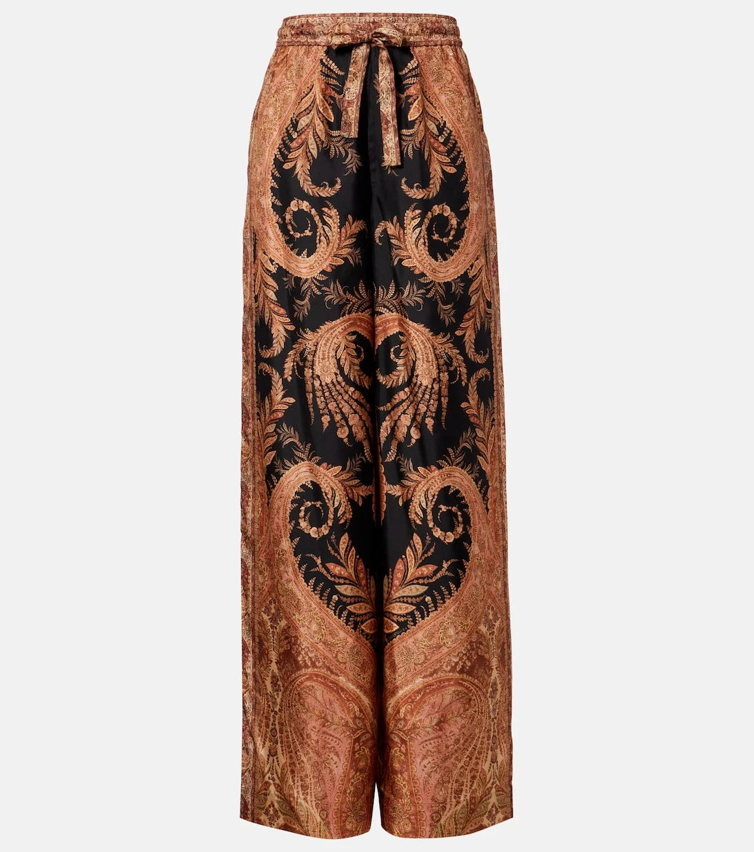 Zimmermann - Hypnotic silk wide-leg pants
