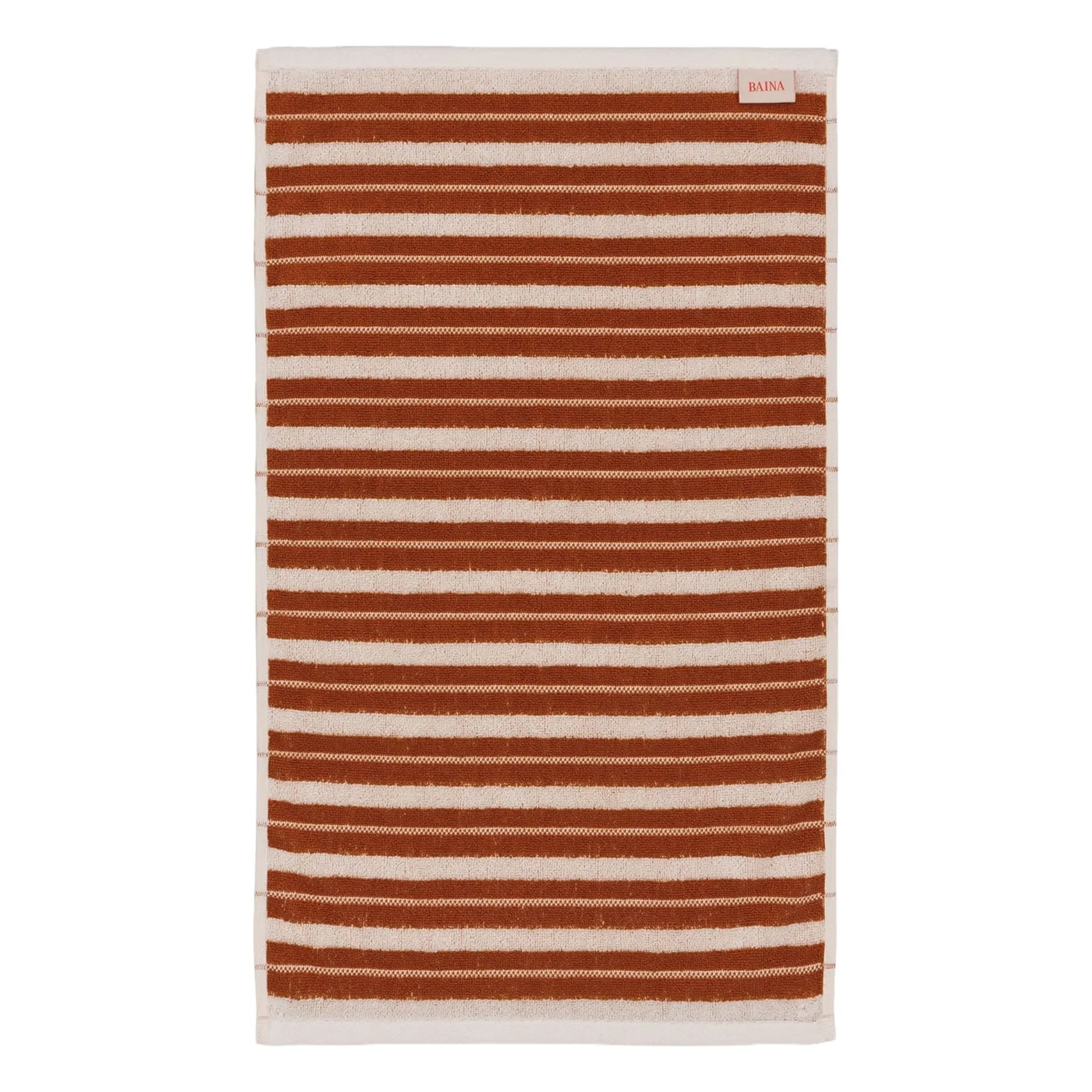 Baina - San Luis guest towel | Terracotta