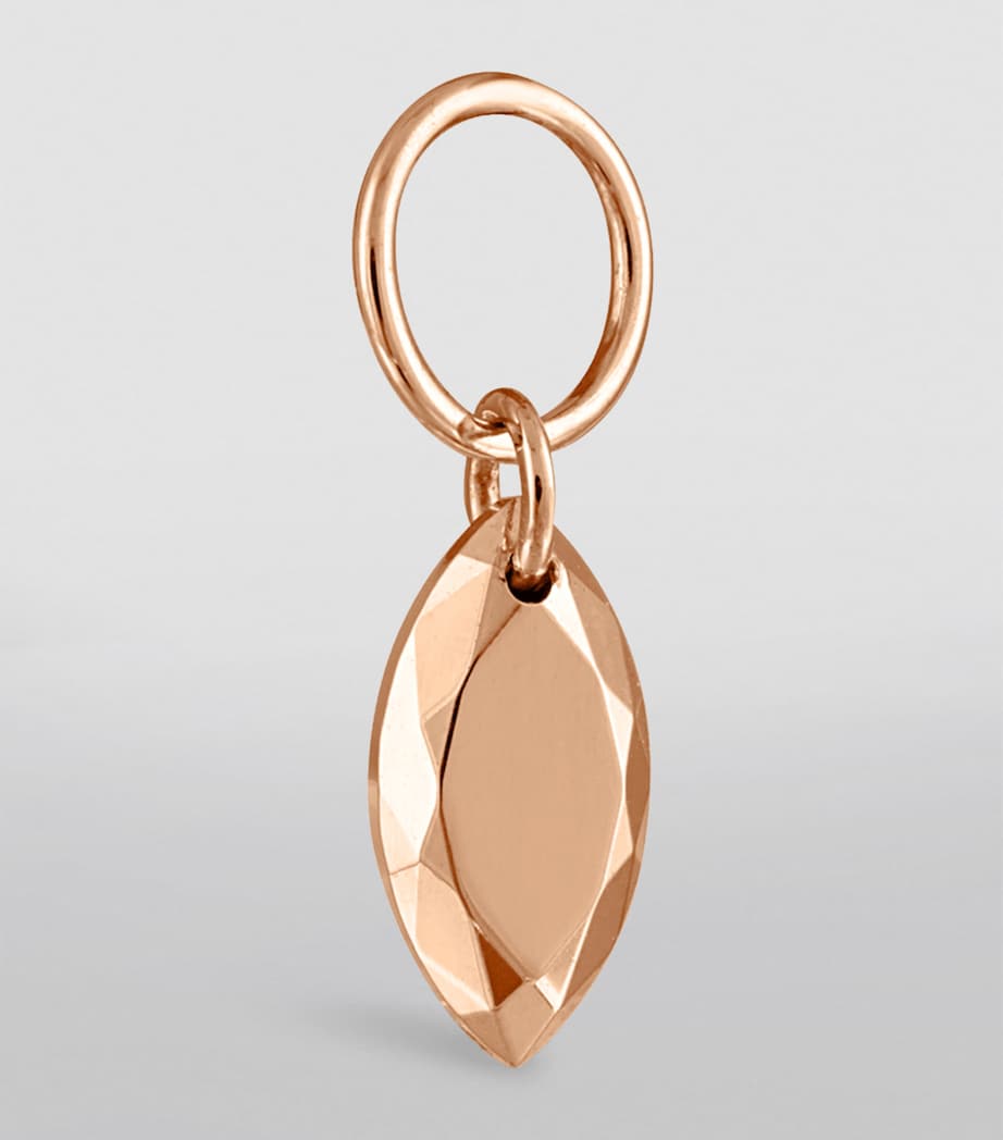 Maria Tash Faceted Gold Marquise Charm (5.5mm)