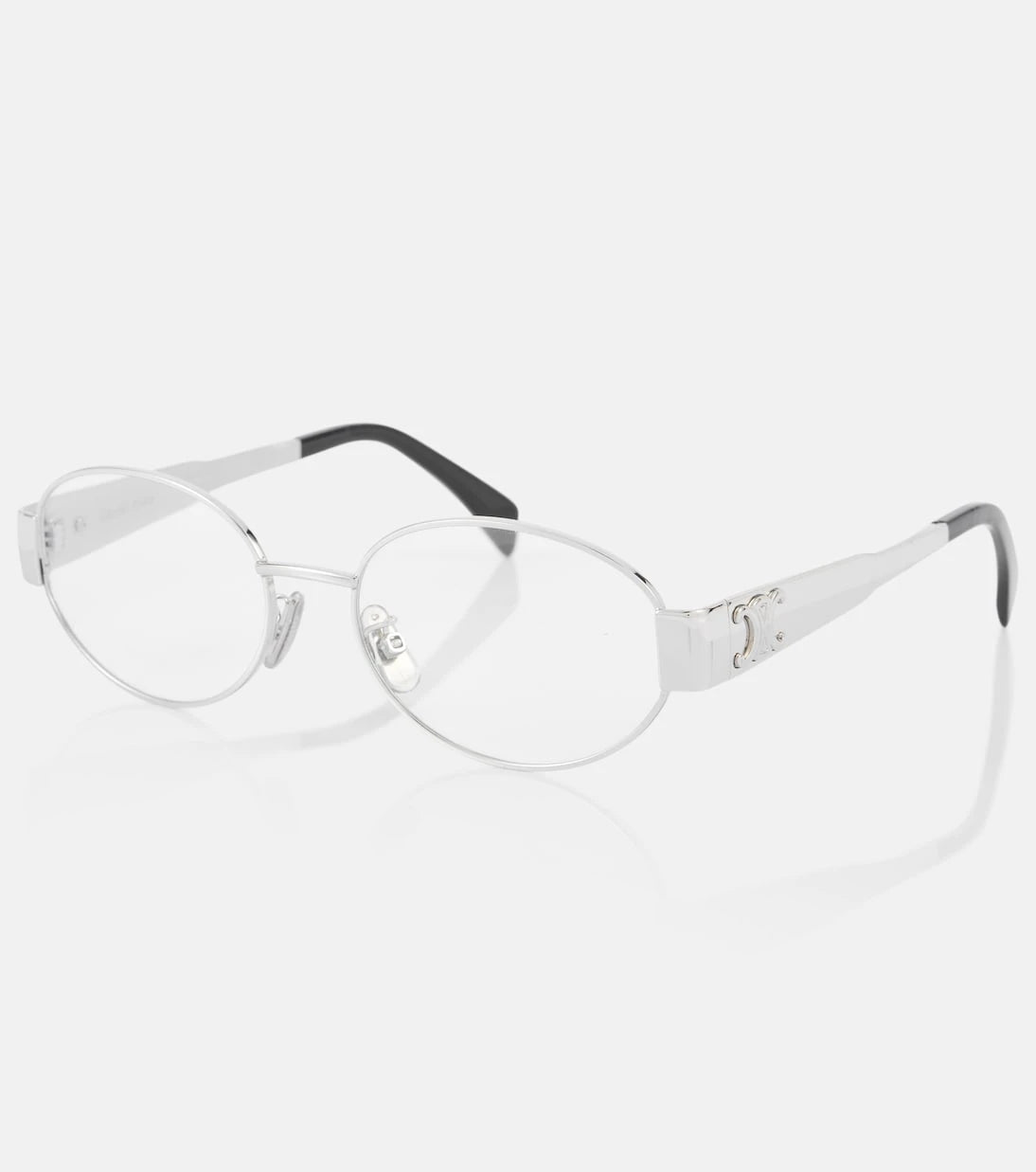 Celine Eyewear - Metal Triomphe round glasses