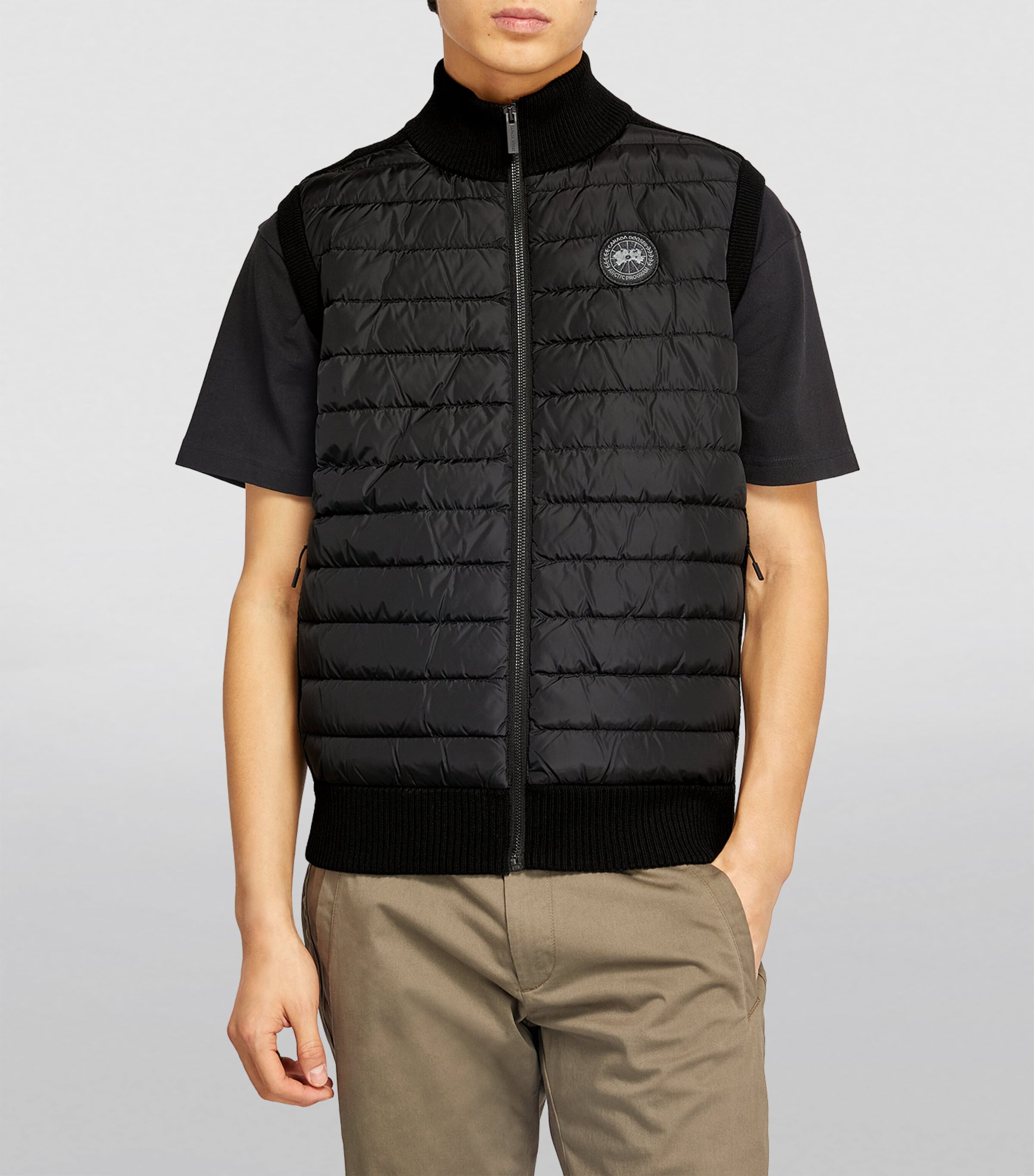Canada Goose Black Padded Hybridge Gilet