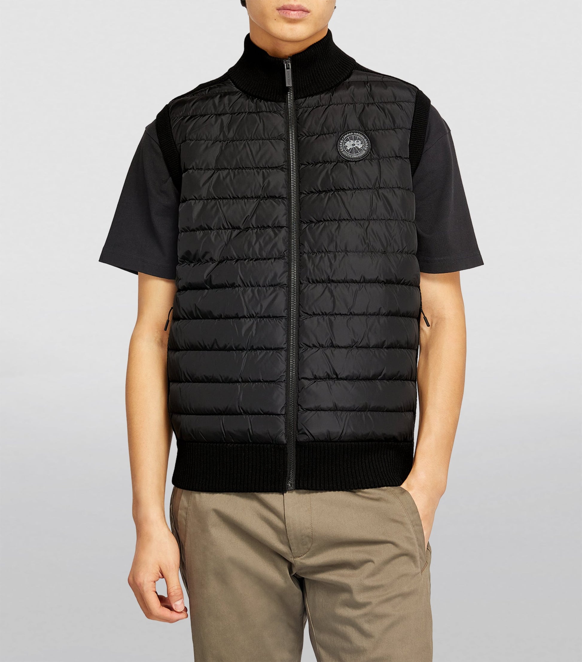 Canada Goose Black Padded Hybridge Gilet