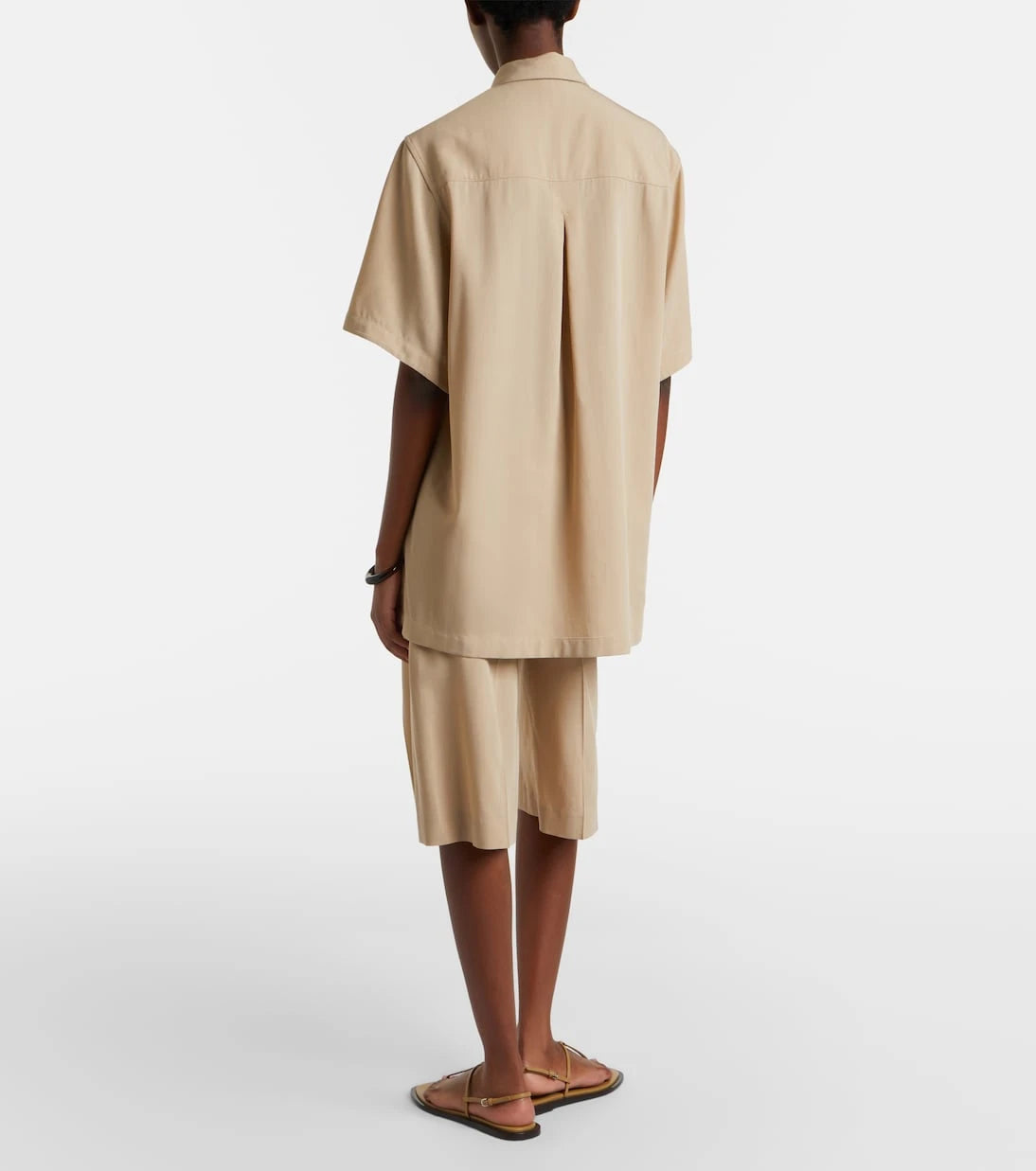 Toteme - High-rise Bermuda shorts