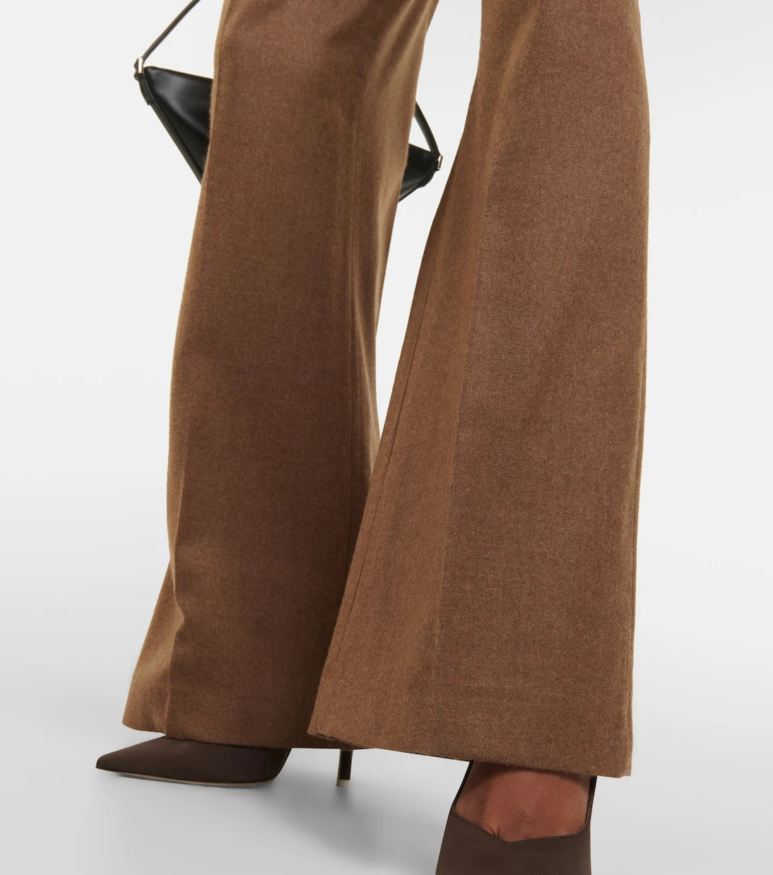 AG Jeans - x EmRata Joan wool wide-leg pants