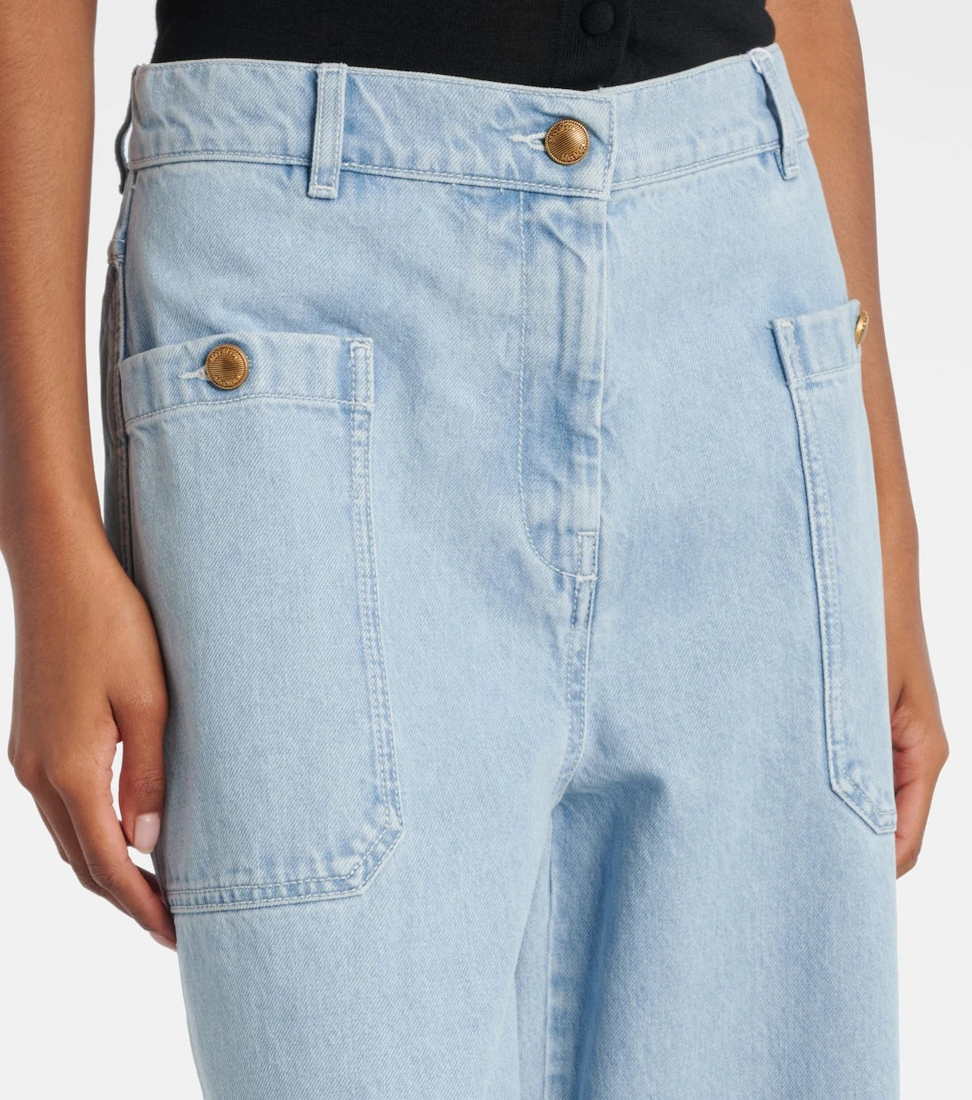 Max Mara - Pugnale high-rise wide-leg jeans