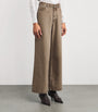 Stylein Brown Kayne Wide-Leg Jeans