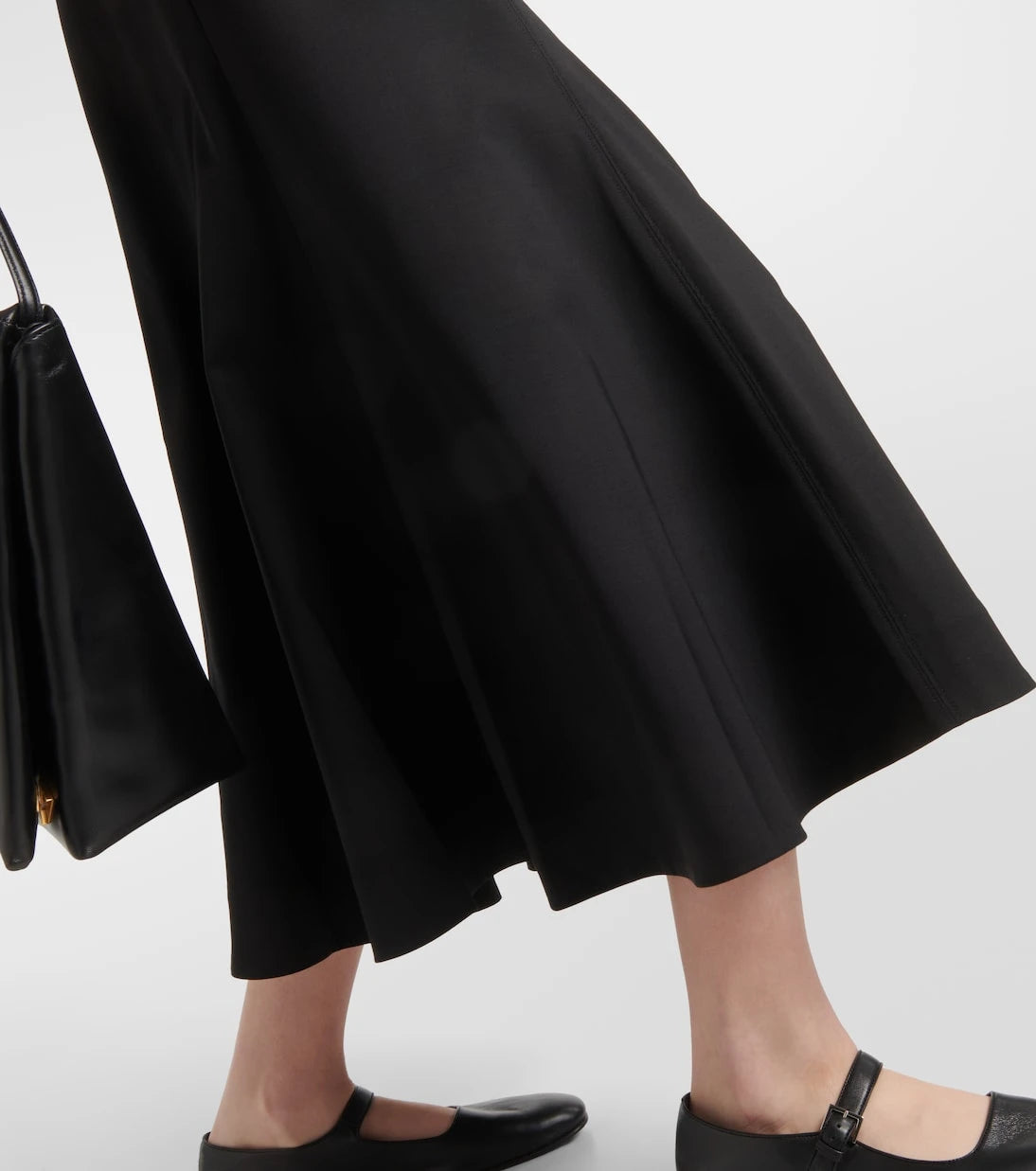 CO - Wool-blend midi skirt