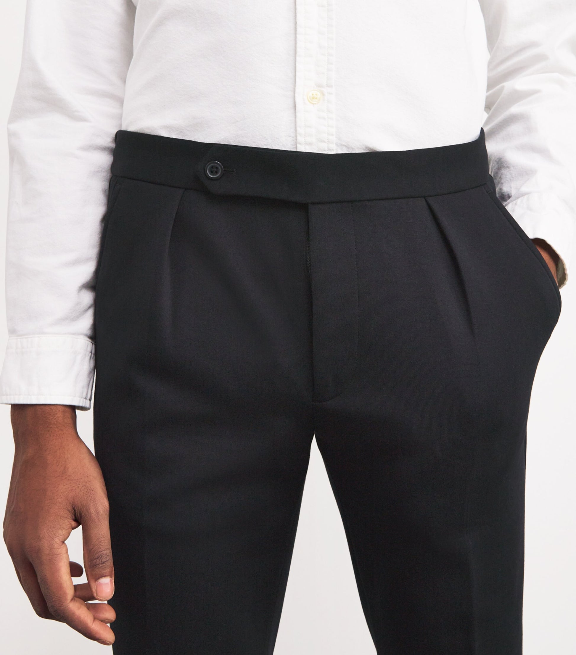 Double-Knit Tailored Trousers