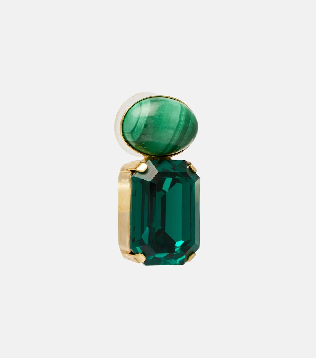 Jennifer Behr - Elin crystal-embellished gold-plated earrings