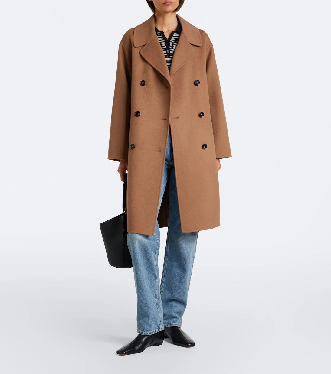 'S Max Mara - Double-breasted virgin wool coat