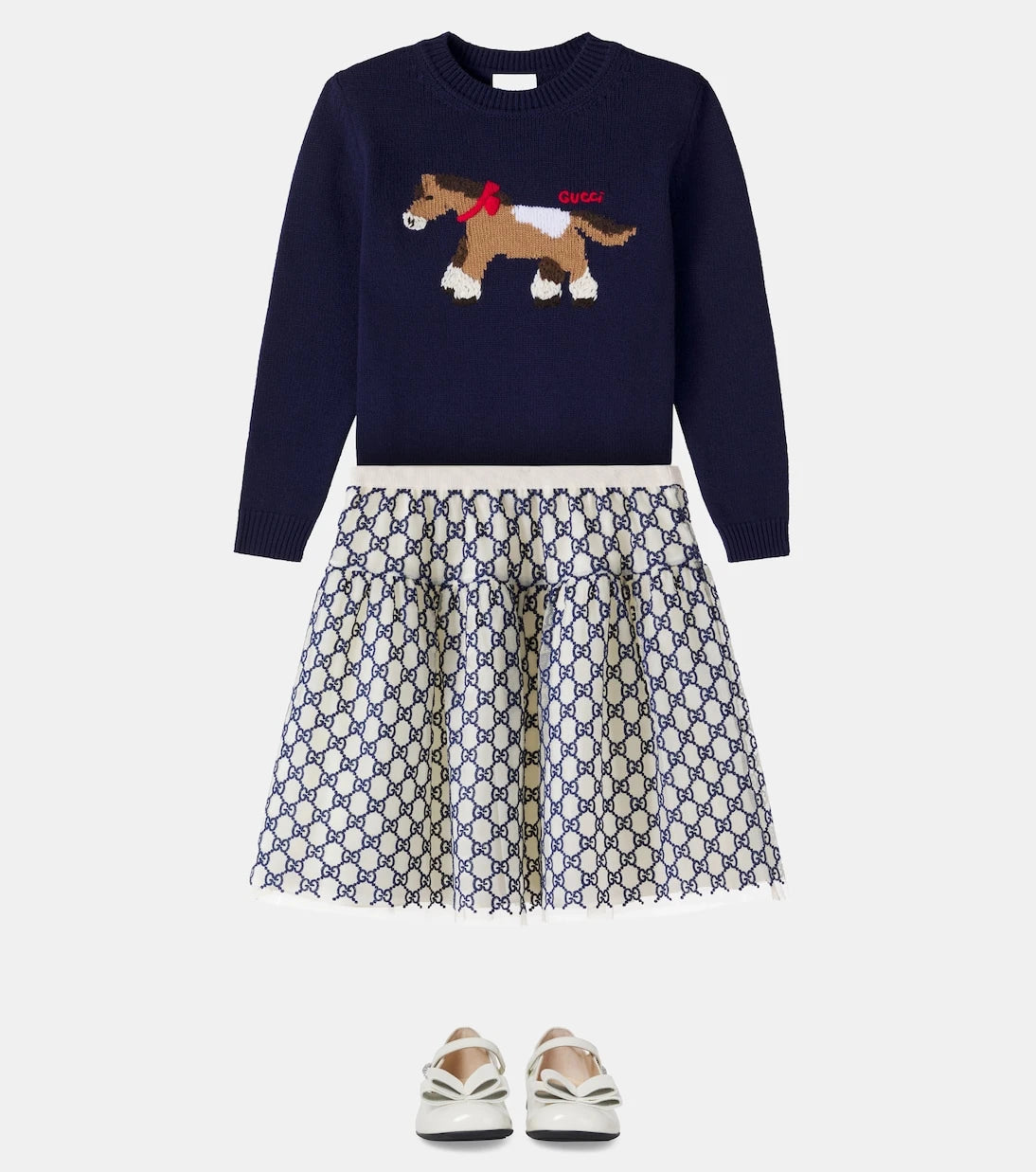 Gucci Kids - GG tulle skirt