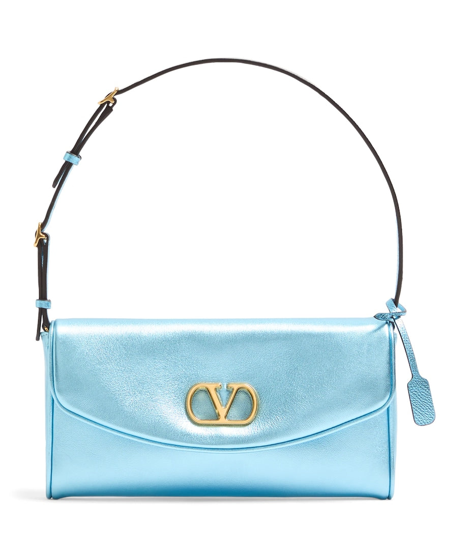 Valentino Garavani Small Leather DeVain Shoulder Bag