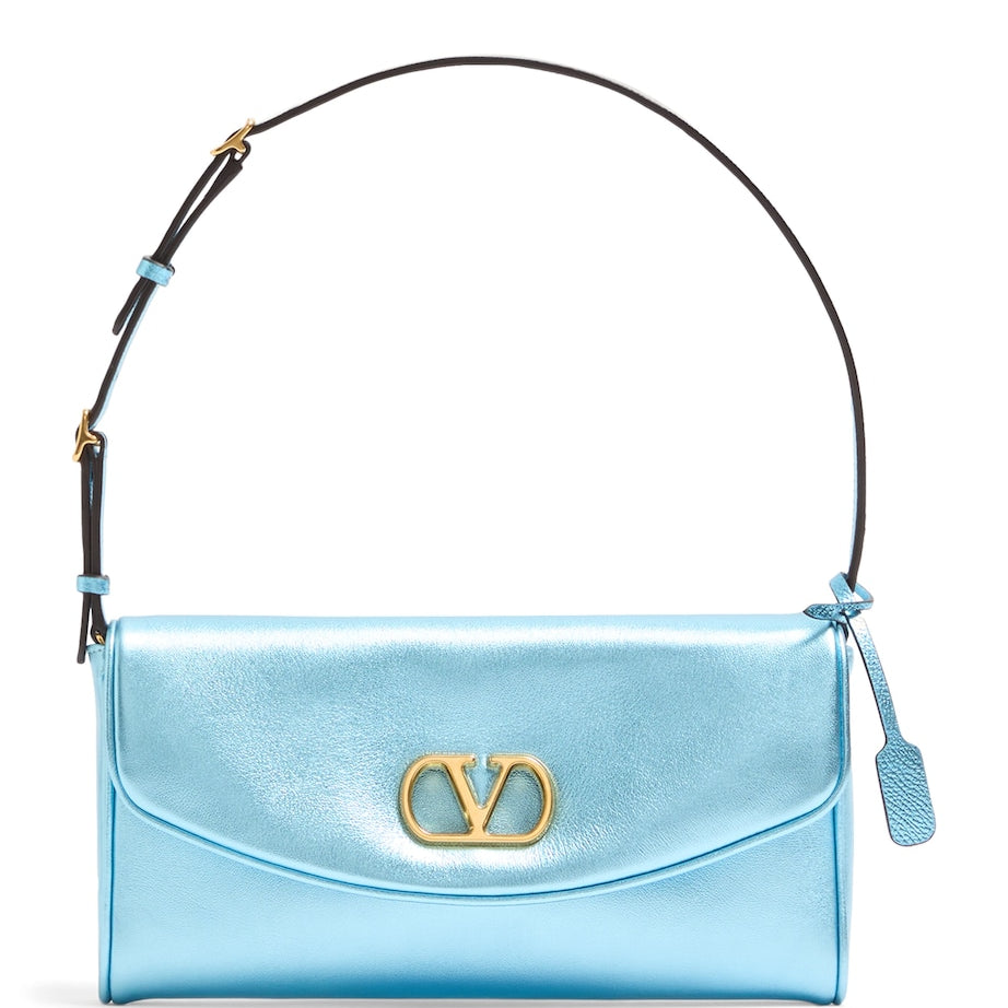 Valentino Garavani Small Leather DeVain Shoulder Bag