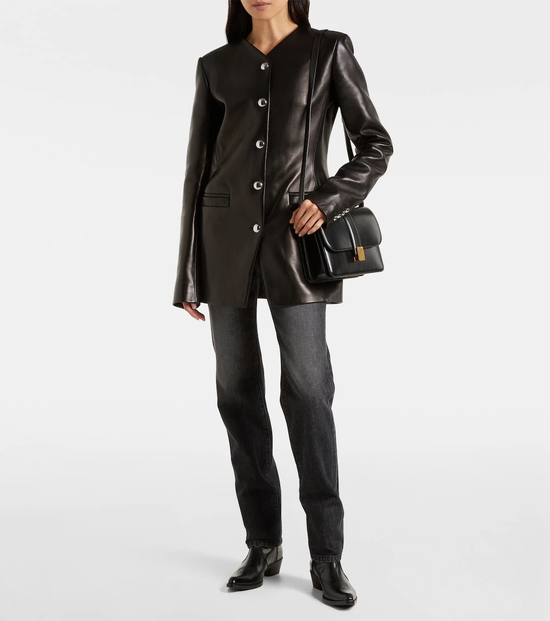 Khaite - Naran leather jacket
