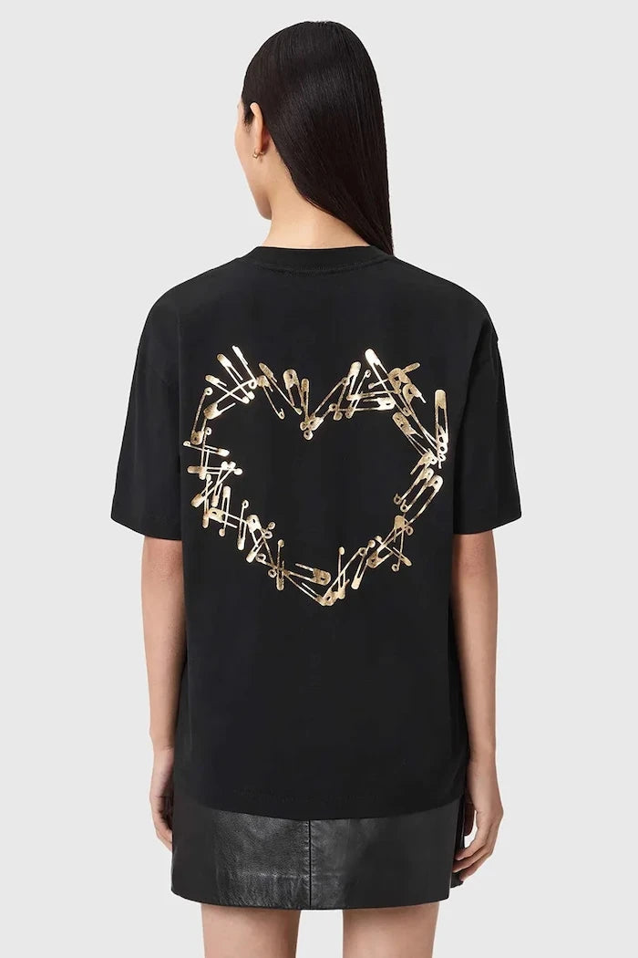 Памучна тениска AllSaints CORA