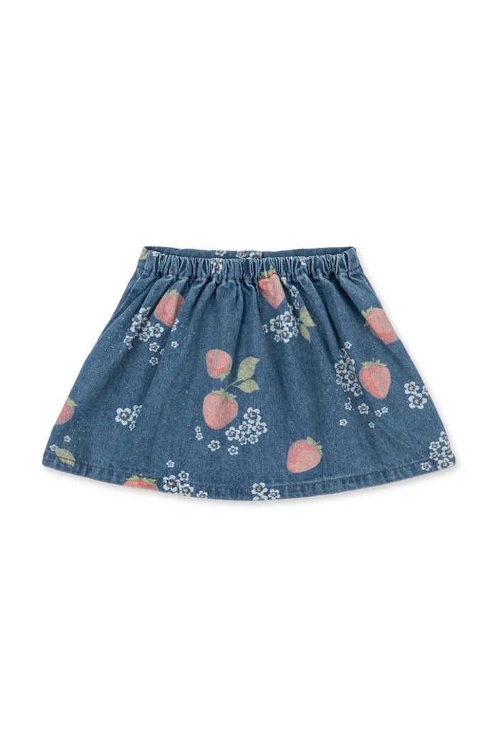 Konges Sløjd MAGOT SKIRT GOTS Çocuk Denim Etek