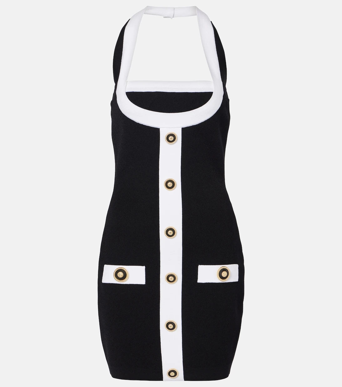 Balmain - Halterneck minidress