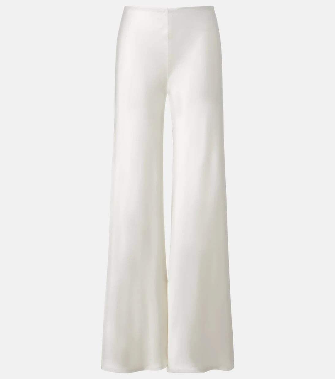 Norma Kamali - Satin wide-leg pants
