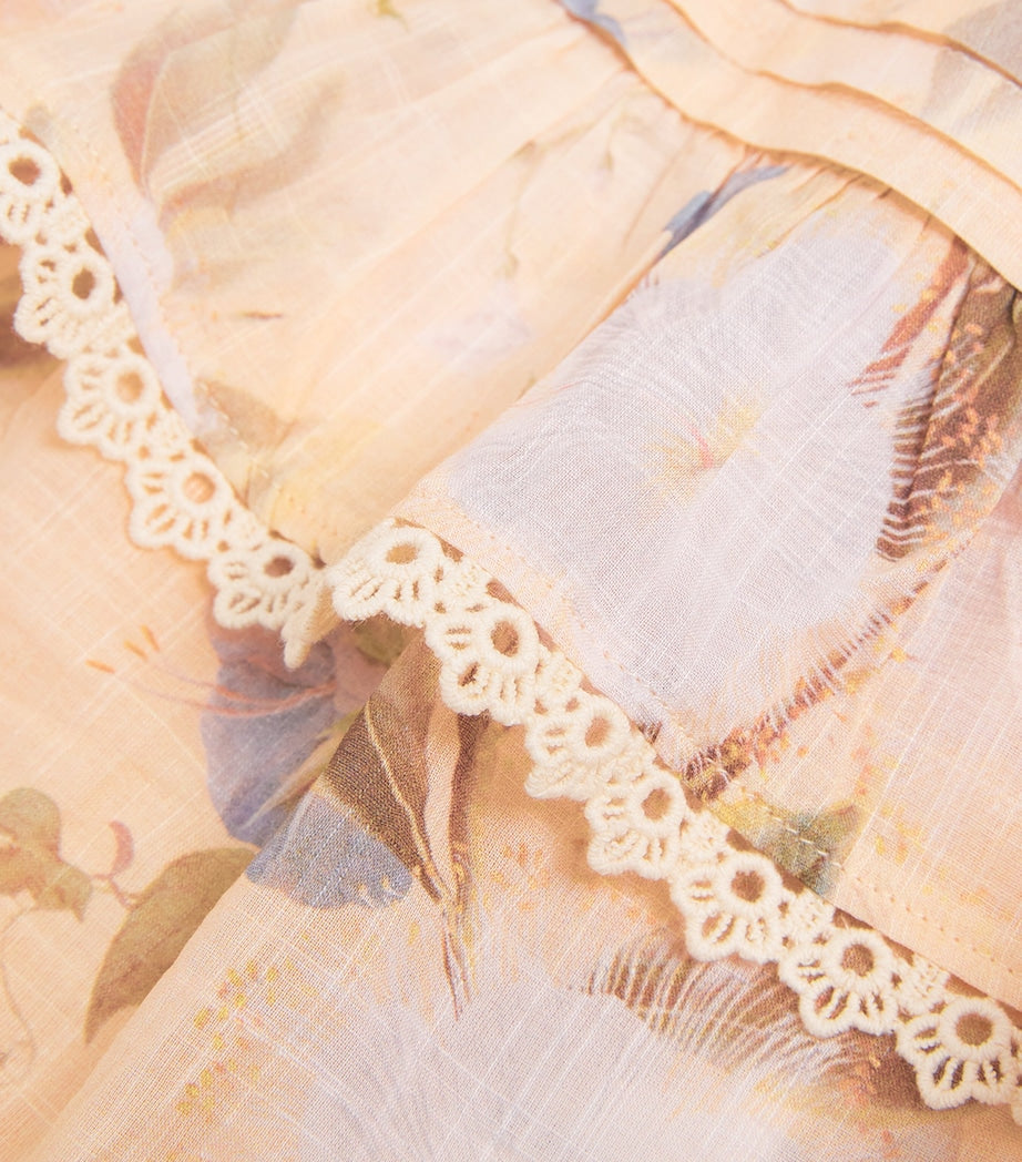 Cotton Crochet-Trim Cascadian Swing Top (2-12 Years)