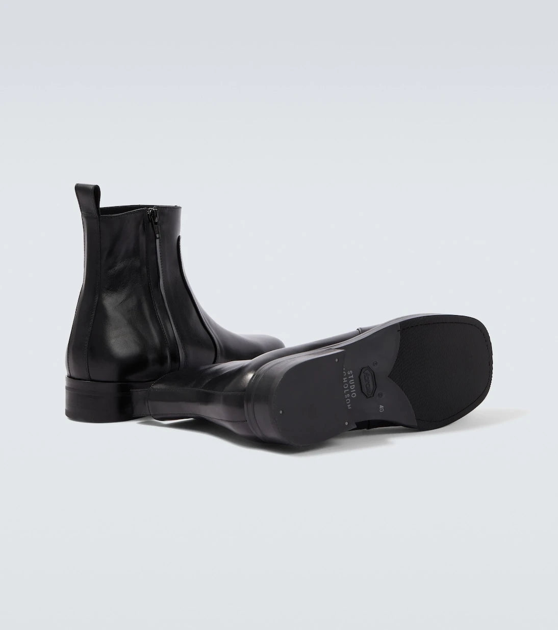 Studio Nicholson - Square leather ankle boots