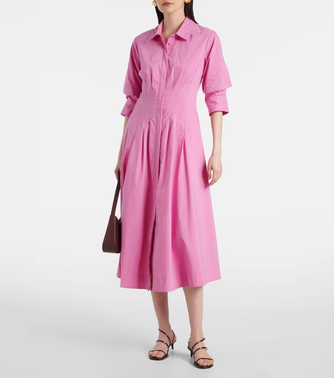 Simkhai - Jazz cotton-blend poplin shirt dress
