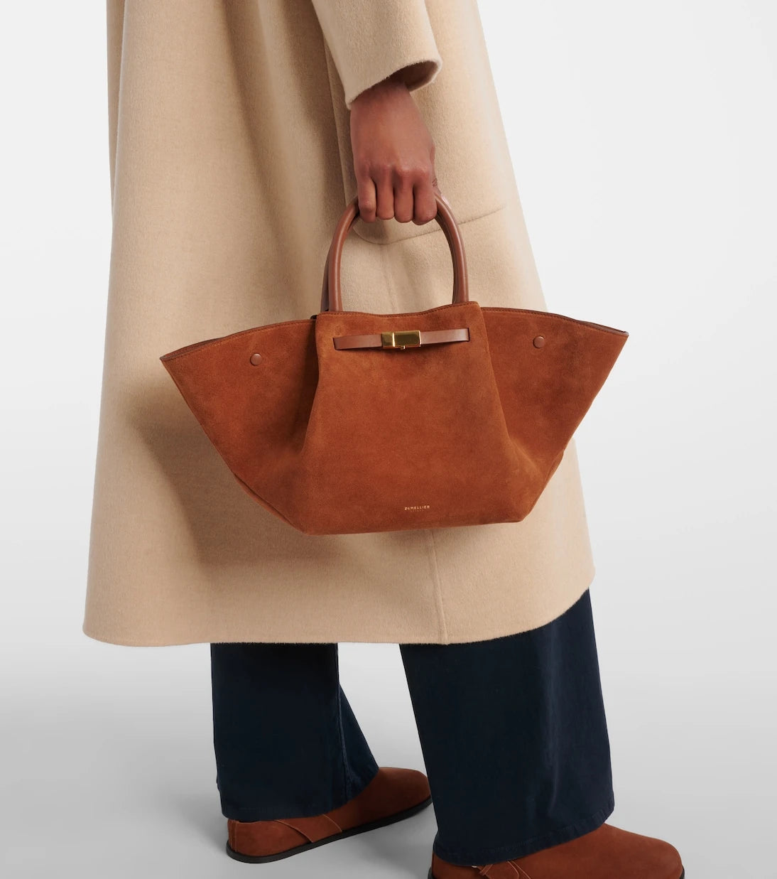 DeMellier - New York Midi suede tote bag