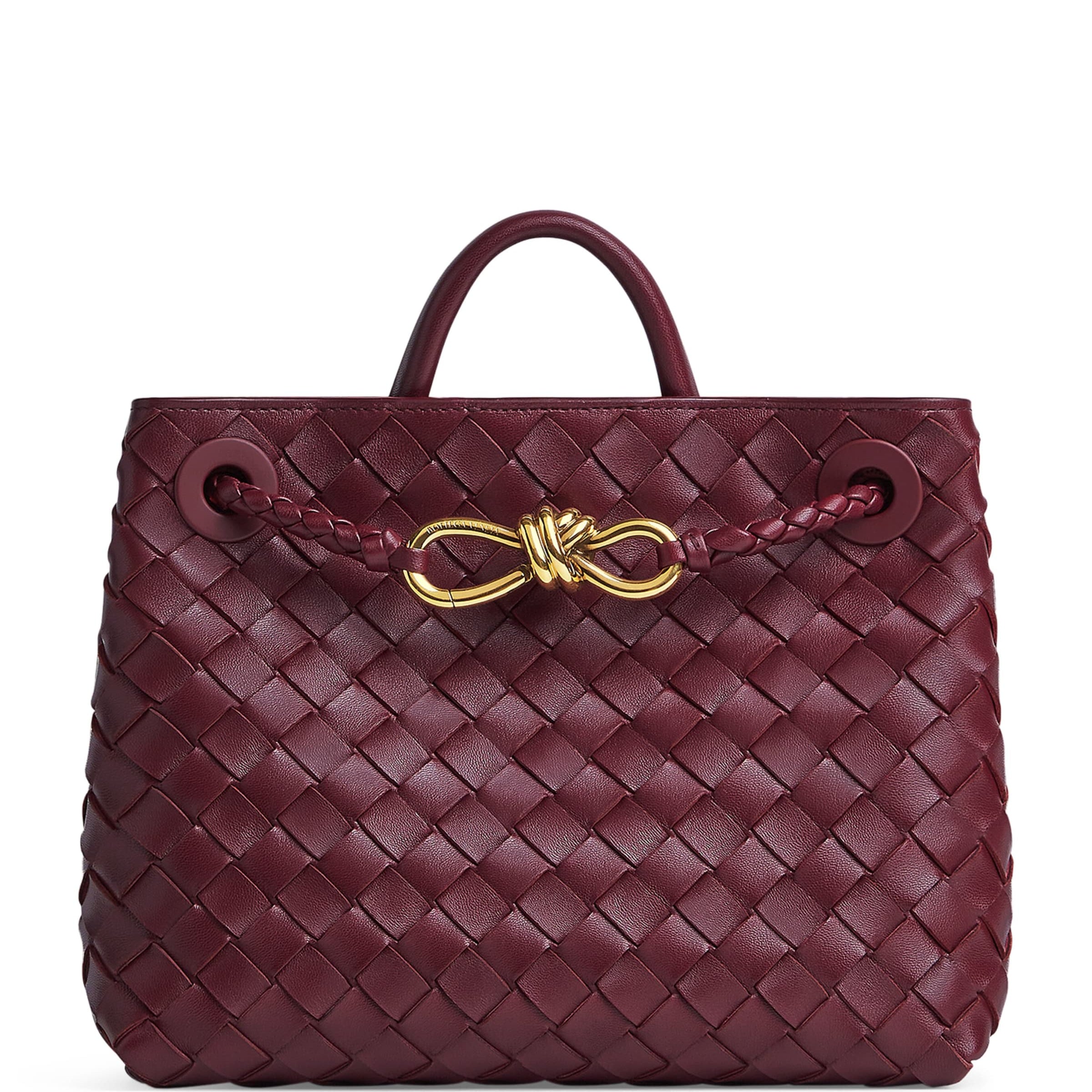 Small Leather Andiamo Top-Handle Bag