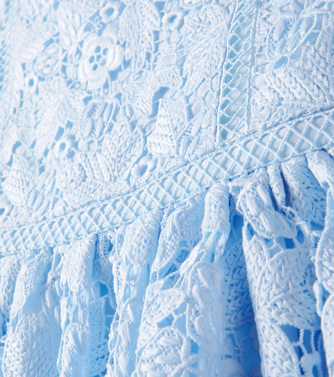 Self-Portrait Kids - Guipure lace dress