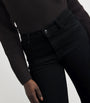 FRAME Black The Icon Flared Jeans