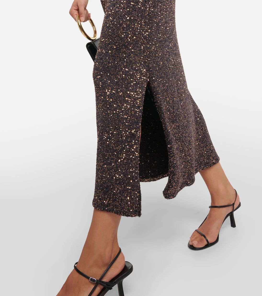 Altuzarra - Milos metallic knit maxi skirt