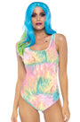 Pastel Tie Dye Tank Bodysuit