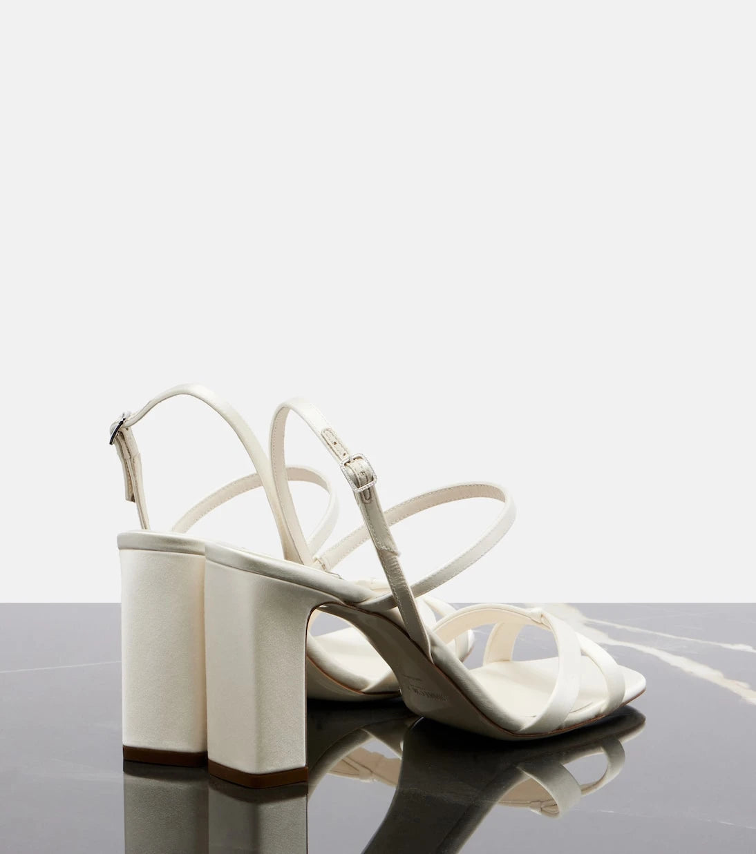 Jimmy Choo - Elsy satin slingback sandals