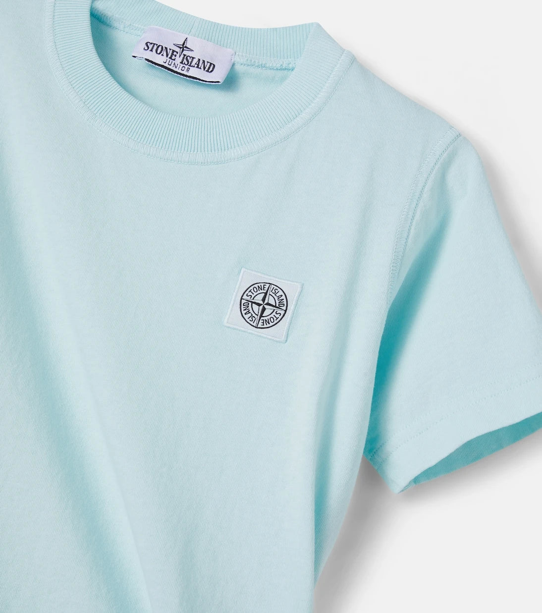Stone Island Junior - تيشيرت قطني بشعار البوصلة