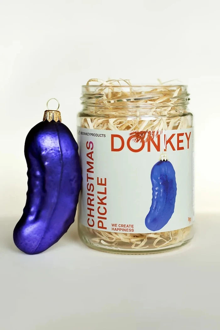 Украса за елха Donkey Christmas Pickle