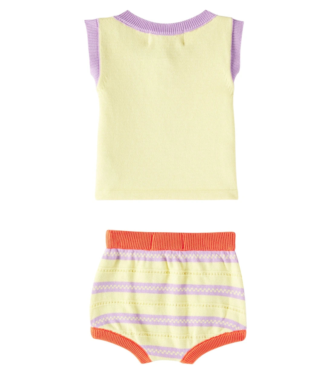 Bobo Choses - Baby Flower cotton top and bloomers set