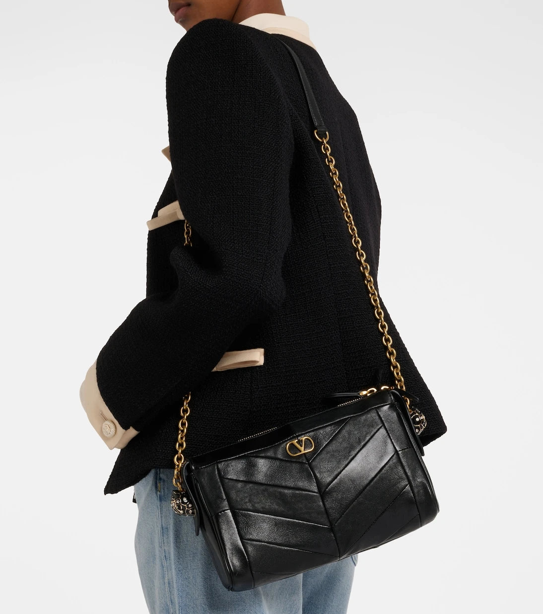 Valentino Garavani - Panthea Small leather crossbody bag