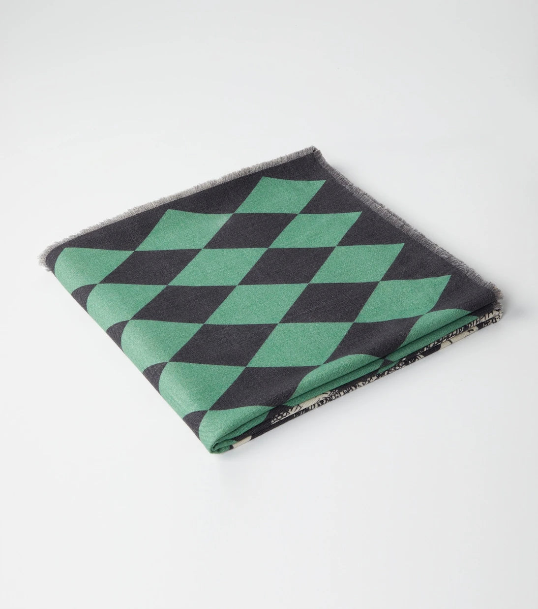 Fornasetti - High Fidelity argyle wool blanket